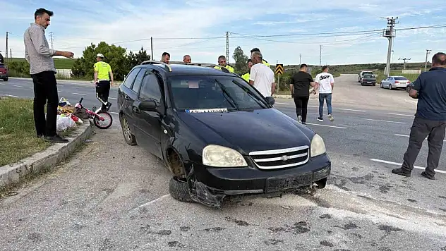 Çorum'da otomobil ile tanker çarpıştı: 4 yaralı