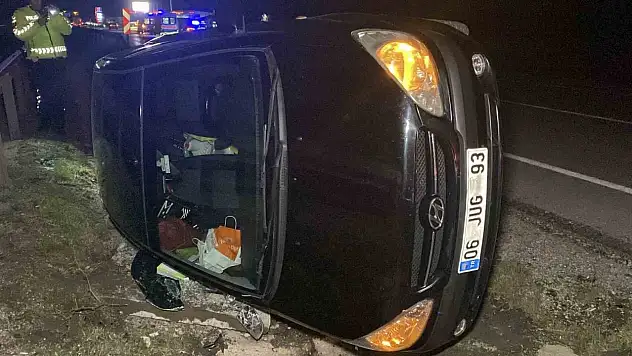 Çorum'da Otomobil Takla Attı: 1'i Bebek, 3 Yaralı