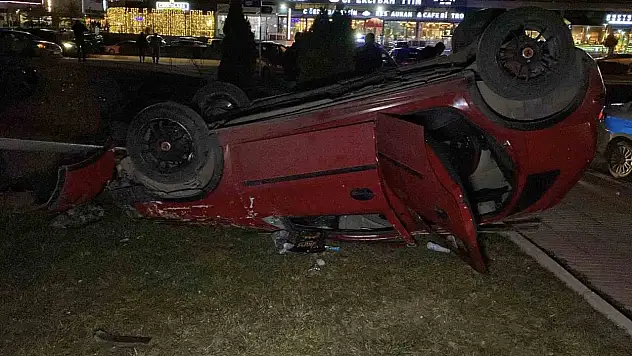 Çorum'da Otomobil Takla Attı: 1 Yaralı