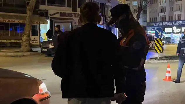 Çorum'da Polis Ekiplerinden Huzur Uygulaması