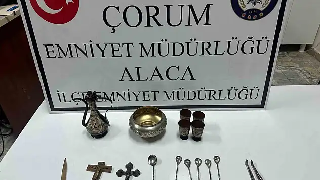 Çorum'da Tarihi Eser Operasyonu: 1 Gözaltı