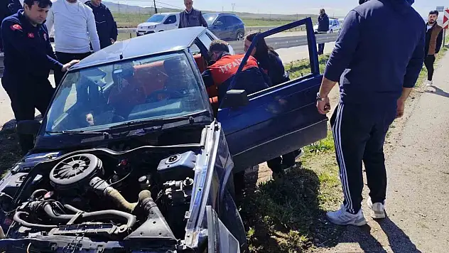 Çorum'da Trafik Kazası: 1 Yaralı