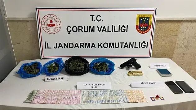 Çorum'da Uyuşturucu Operasyonu