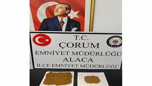 Çorum'da Uyuşturucu Operasyonu: 1 Tutuklama
