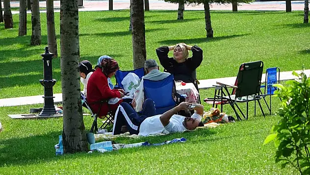 Çorum'da Millet Bahçesi Keyfi
