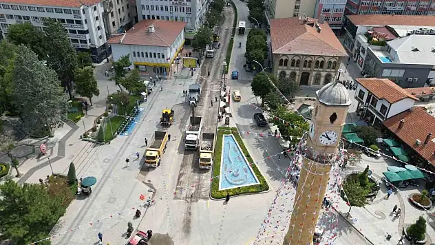Çorum'un en işlek cadesi yenileniyor