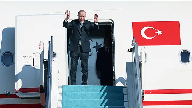 Cumhurbaşkanı Erdoğan, Azerbaycan'a Gitti