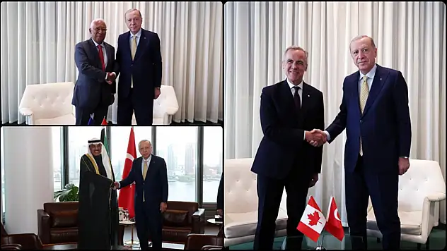 Cumhurbaşkanı Erdoğan'ın New York'ta İkili Temasları Sürüyor