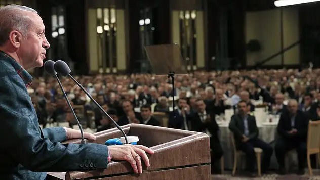 Cumhurbaşkanı Erdoğan muhtarları ağırladı