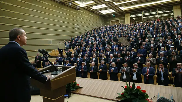 Cumhurbaşkanı Erdoğan, muhtarlarla 40'ncı kez buluştu