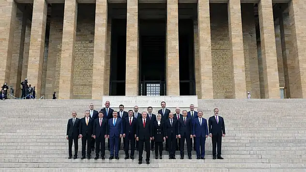 Cumhurbaşkanlığı Kabinesi Anıtkabir'de
