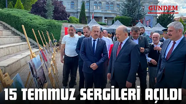 Cumhuriyet Meydanı'nda 15 Temmuz Sergileri Açıldı