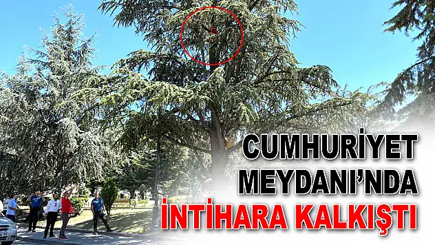 Cumhuriyet Meydanı'nda İntihara Kalkıştı