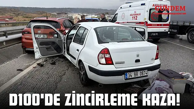 D100'de Zincirleme Kaza! Çok Sayıda Yaralı Var