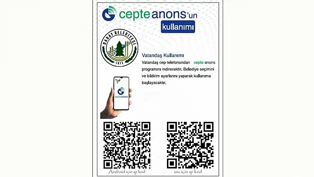 Daday, Cepte Anons Sistemine Geçti