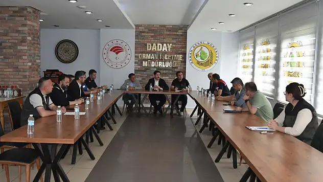 Daday'da Orman Yangınlarıyla Mücadele Toplantısı Gerçekleştirildi