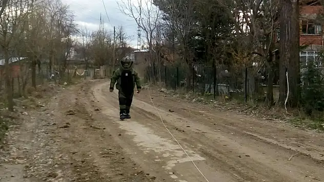 Daday'da şüpheli paket korkuttu