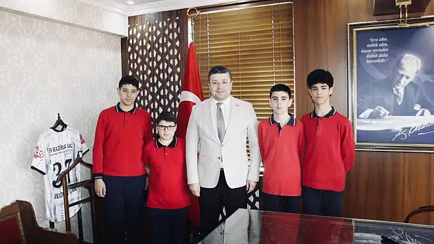 Dart Birincilerinden Kaymakama Ziyaret