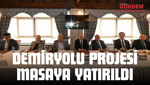 Demiryolu Projesi Masaya Yatırıldı