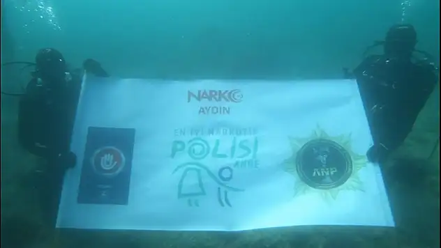 Deniz altında uyuşturucu farkındalığı