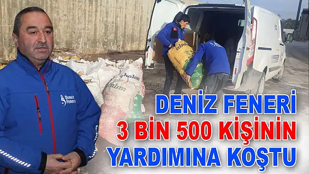 Deniz Feneri 3 Bin 500 Kişinin Yardımına Koştu