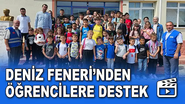 Deniz Feneri'nden Öğrencilere Destek