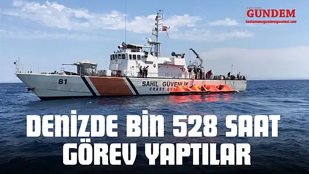 Denizde Bin 528 Saat Görev Yaptılar