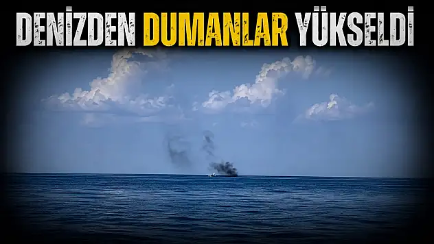 Denizden Dumanlar Yükseldi