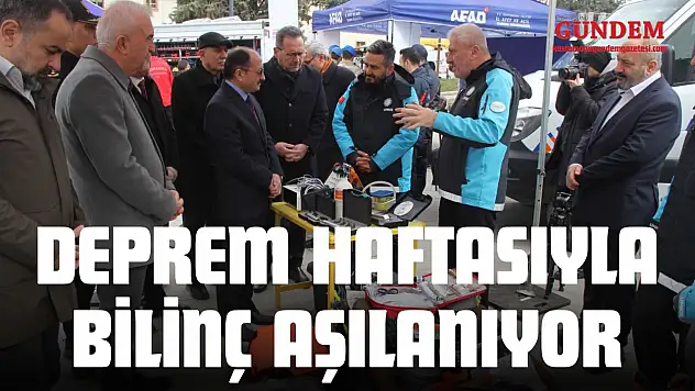 Deprem Haftasıyla Bilinç Aşılanıyor