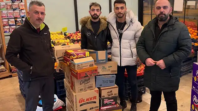 Depremzedeler için el ele verdiler