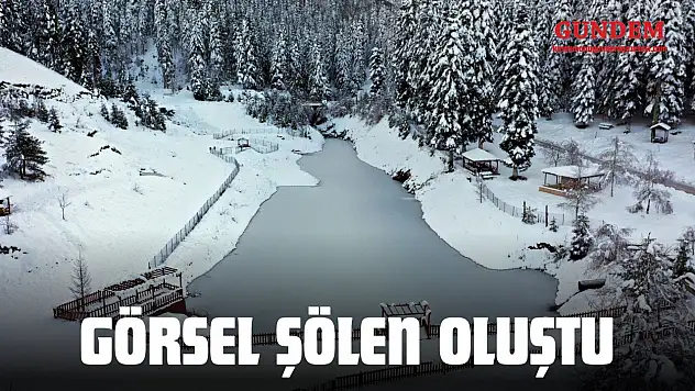 Deresökü Orman Parkı'nda Görsel Şölen Oluştu
