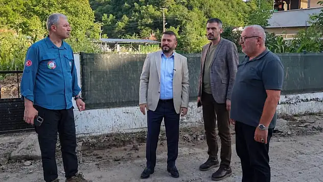 Destek Çalışmalarını Yerinde İnceledi