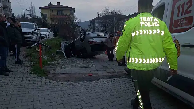 Devrek'te Otomobil Takla Attı!