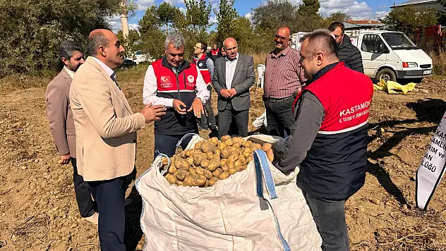 Devrekani'de Patates Hasat Günü Düzenlendi