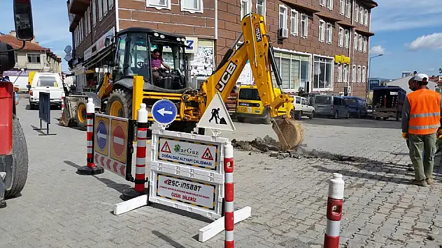 Devrekani'de doğalgaz çalışmaları başladı