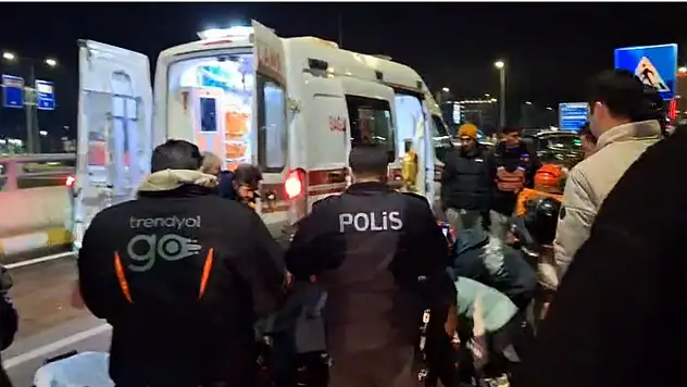 Devrilen Motosikletin Sürücüsü Ağır Yaralandı