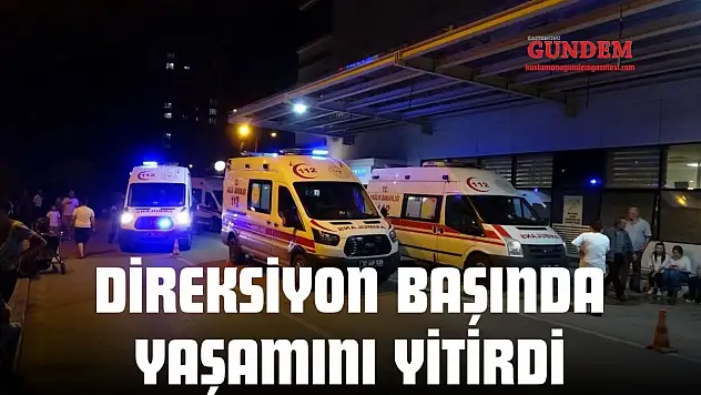 Direksiyon Başında Yaşamını Yitirdi