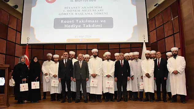 Diyanet Akademisi Göreve Başlama Töreni Yapıldı