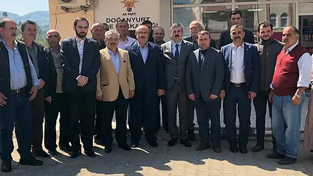 Doğan Ünlü, ilçe teşkilatları ile buluştu