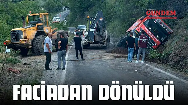 Doğanyurt Yolunda Faciadan Dönüldü