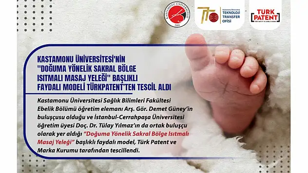 Doğum Konforu Sağlayacak Yelek Tescillendi