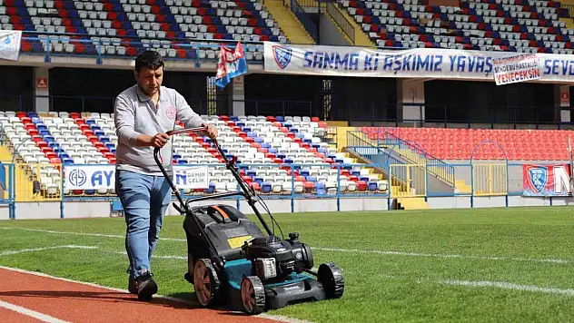 Dr. Necmettin Şeyhoğlu Stadyumu'nda Bakım Çalışması Başlatıldı