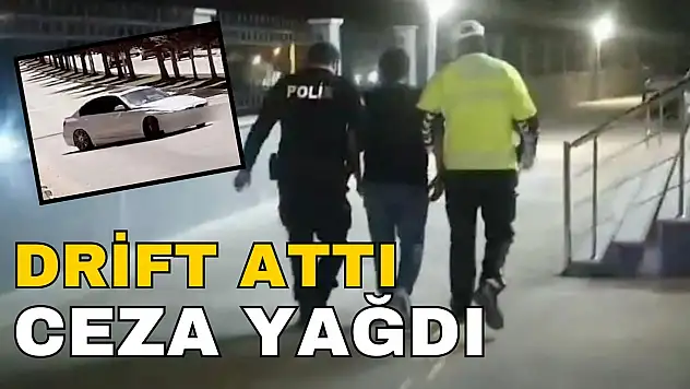 Drift Atıp Sosyal Medyada Paylaştı, Cezası Ağır Oldu