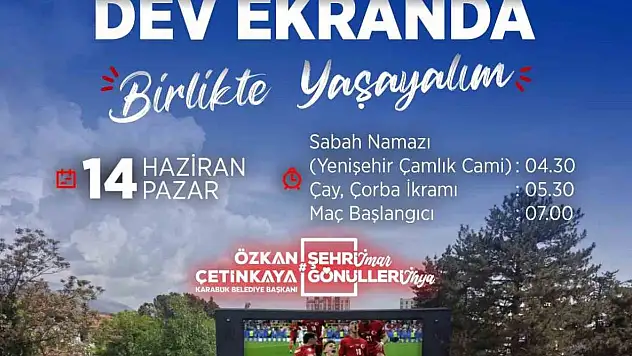 Dünya kupası heyecanı Yenişehir Yazlık Sineması'nda yaşanacak