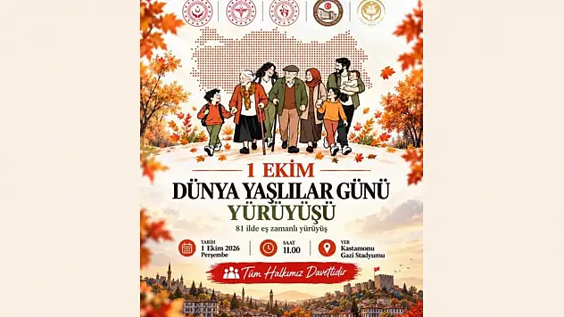 Dünya Yaşlılar Günü İçin Yürüyüş Düzenlenecek
