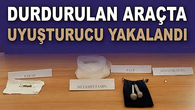 Durdurulan Araçta Uyuşturucu Ele Geçirildi