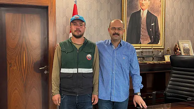 Dürüstlüğüyle Örnek Olmuştu: Başkan Kavaklıgil Makamında Ağırladı