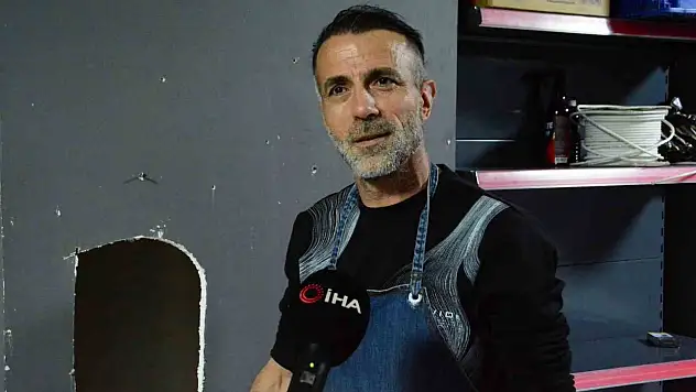 Duvar boşluğunda 3 gün mahsur kalan kediyi iş yeri sahibi kurtardı