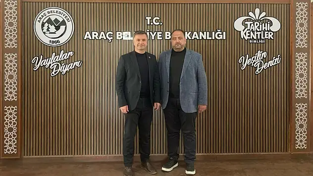 Eflani Belediye Başkanı Hüsnü Akın'dan Araç Belediyesine Ziyaret