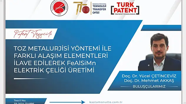 Elektrik Çeliği Patenti Tescil Aldı